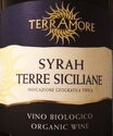 TerrAmore Terre Siciliane Organic Syrah