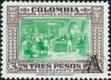 "Proclamation of Independence" (C. Leudo) - overprinted
