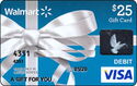 Blue card with white bow