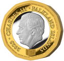 1 Pound (Coat of Arms of the Falkland Islands)