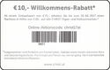 Christ. Willkommens-Rabatt