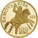 100 Euro (1,400th anniversary of the establishment of Samo’s Empire)