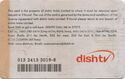 Dish Tv - Viewing Card