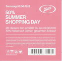 50% Rabatt Summer Shopping Day