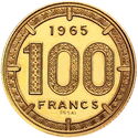 100 CFA Francs (Essai Piedfort)