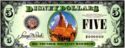 5 Disney Dollars