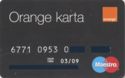 Orange karta