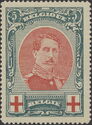 King Albert I - Red Medallion - Perf. 14
