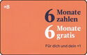 6 Monate zahlen, 6 Monate gratis