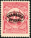 Allegory of Central American Union, overprinted
