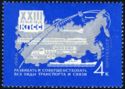 Map of USSR (Improve Transport and Communications)