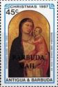 "Madonna and Child" (Bernardo Daddi) - Overprinted