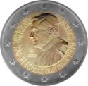 2 Euro (80th year of Pope Benedict XVI)