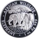 100 Shillings (Elephants - African Wildlife)