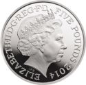 5 Pounds (300th Ann. of death of Queen Anne - Silver edition)