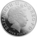 5 Pounds (Prince George Christening - Platinum)