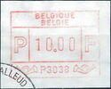 With ID Number - Braine-l'Alleud 1 - P3038 - Type I