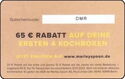 65€ Gutschein