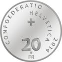 20 Francs (50 years of Patrouille Suisse)