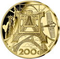 200 Euro (Gustave Eiffel - Centenary of his death)