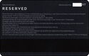 Reserved