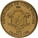 100 CFA Francs (Big Five Africa - Rhino)