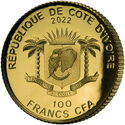 100 CFA Francs (Big Five Africa - Buffalo)