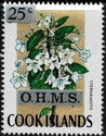 Stephanotis - Overprinted OHMS and Surcharged