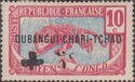 Leopard (Panthera pardus), Red Cross overprint and surcharge