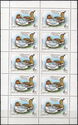 Eurasian Wigeon (Anas penelope) Booklet Pane