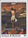 "Crucifixion with Virgin and Saints" - Overprinted