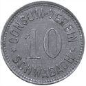 10 Pfennig (Consum-Verein Schwabach)