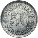 50 Pfennig (Consum-Verein Schwabach)
