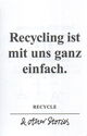 Recycling ist mit uns ganz einfach