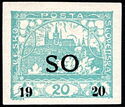 Hradcany at Prague - Special Delivery Stamp - SO 1920