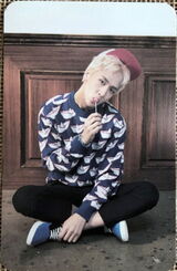 Boys' record album photocard