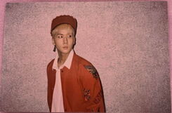 Boys' record album postcard