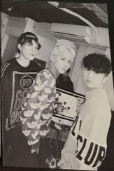 Boys' record album postcard