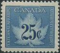 Numeral on maple leaf