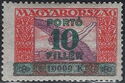 Air Mail Stamps, overprinted with new value