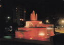 Vina del Mar. Mexico Plaza - colorful water fountain