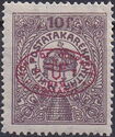 Red overprint on Mi. HU179