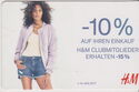 H&M -10% Auf ihren Einkauf
