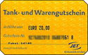 Tank- und Warengutschein