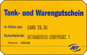 Tank- und Warengutschein