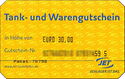 Tank- und Warengutschein