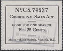 Conditional Sales Act - Good for One Search