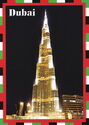 Dubai. Burj Khalifa at night