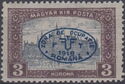 Blue overprint on Mi. HU205