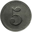 5 Pfennig (Kantine I/166, Otto Dutge)